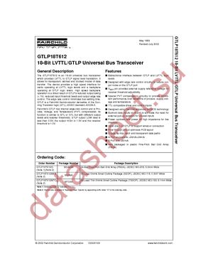 GTLP18T612MTD datasheet  